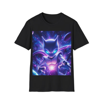 Blue Mew2 Unisex Softstyle T-Shirt