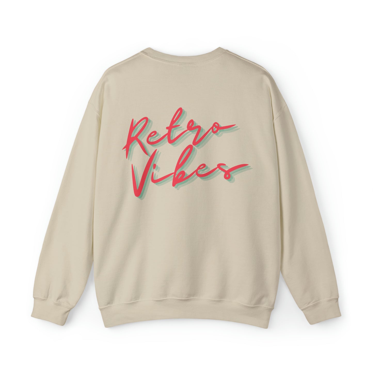 Retro Vibes Alien Unisex Heavy Blend™ Crewneck Sweatshirt Gildan