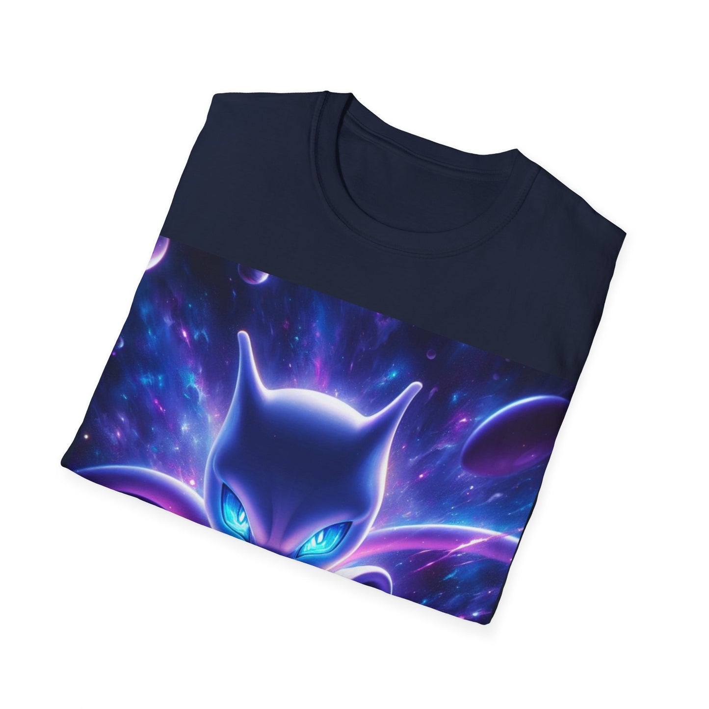 Blue Mew2 Unisex Softstyle T-Shirt