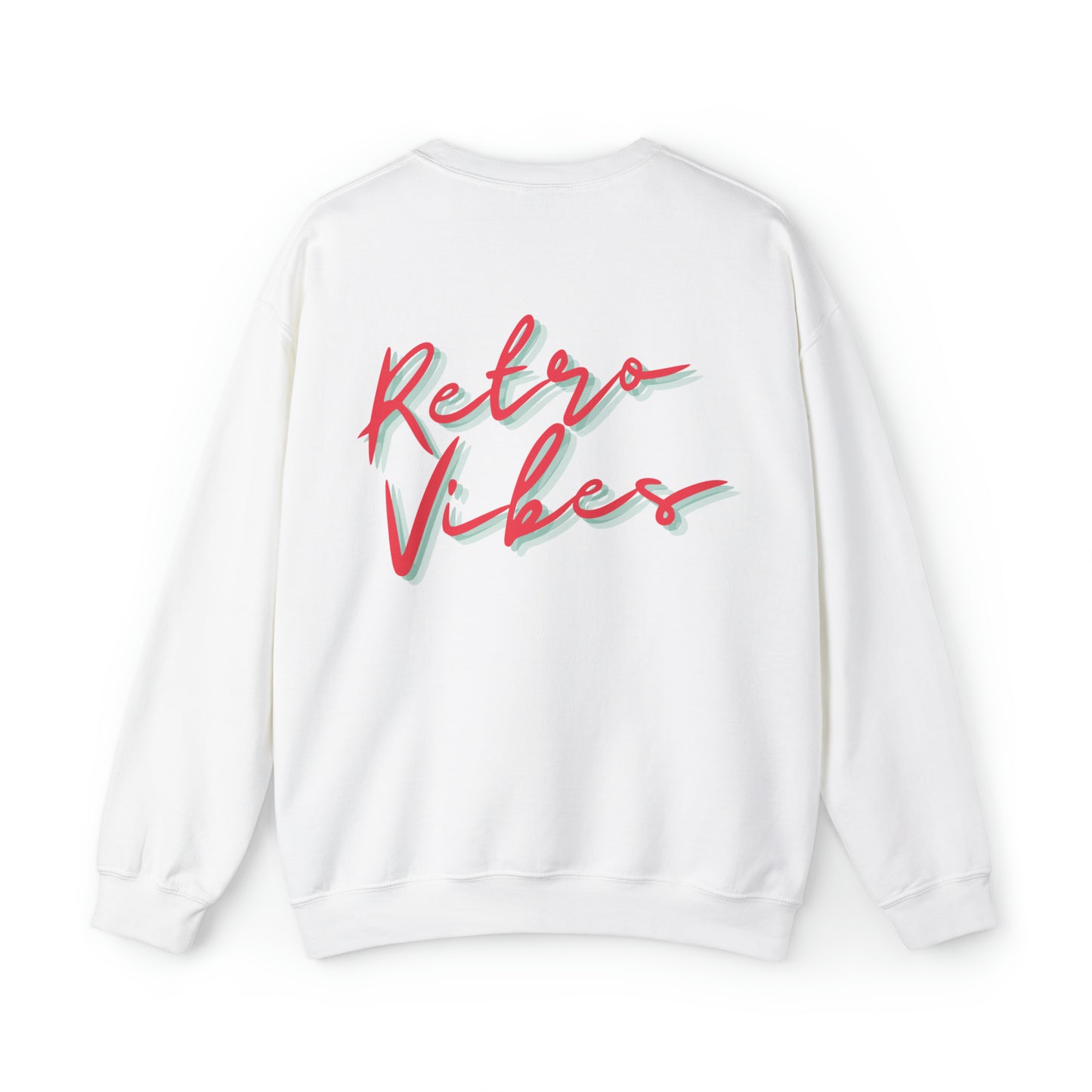 Retro Vibes Alien Unisex Heavy Blend™ Crewneck Sweatshirt Gildan