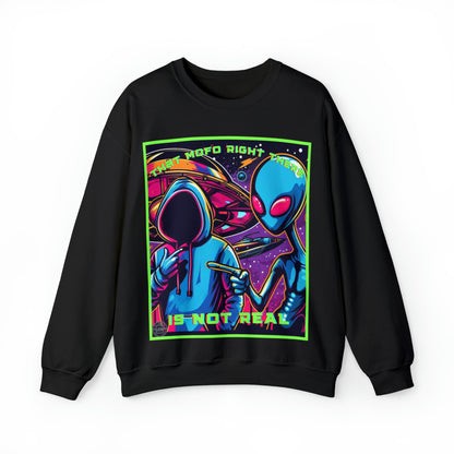 That Mofo Right There Is Not Real Unisex Heavy Blend™ Crewneck Sweatshirt