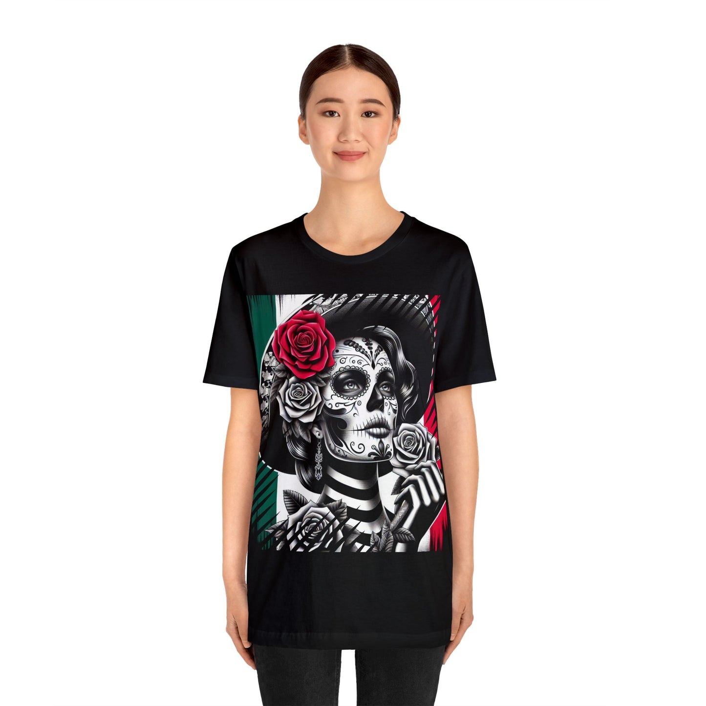 DOTD Mexico BG Rose Unisex Jersey Short Sleeve Tee