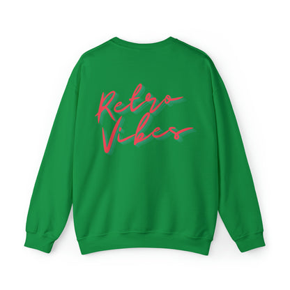 Retro Vibes Alien Unisex Heavy Blend™ Crewneck Sweatshirt Gildan