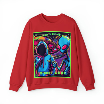 That Mofo Right There Is Not Real Unisex Heavy Blend™ Crewneck Sweatshirt