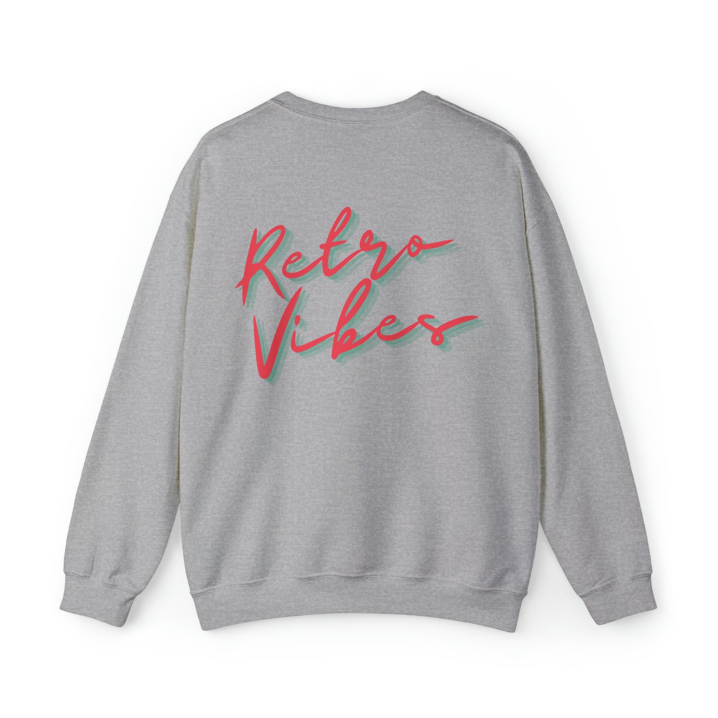 Retro Vibes Alien Unisex Heavy Blend™ Crewneck Sweatshirt Gildan