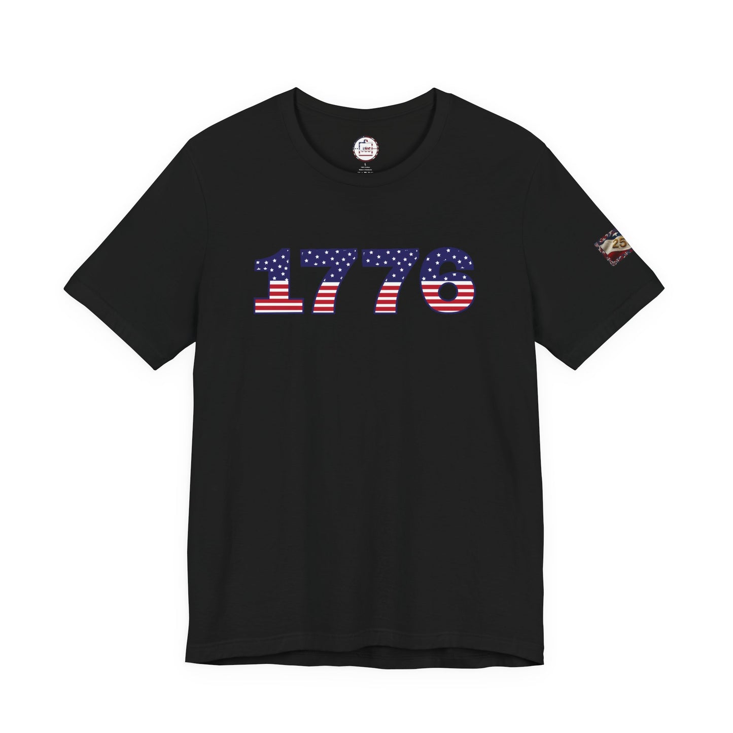 USA 250 1776 - Bella Canvas Ring Spun Cotton Tee Shirt