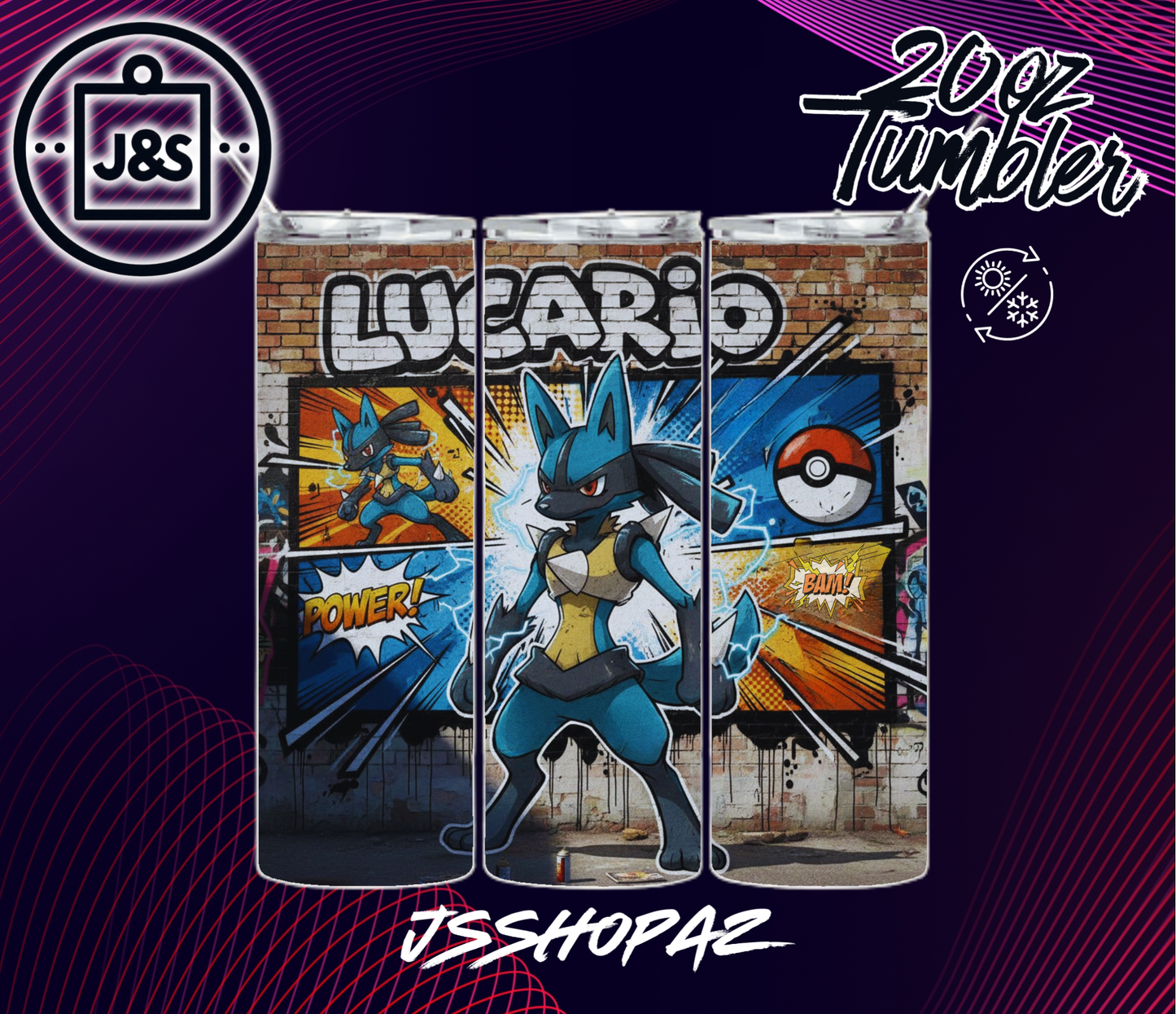 Pokemon Tumbler Designs
