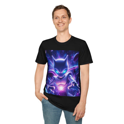 Blue Mew2 Unisex Softstyle T-Shirt