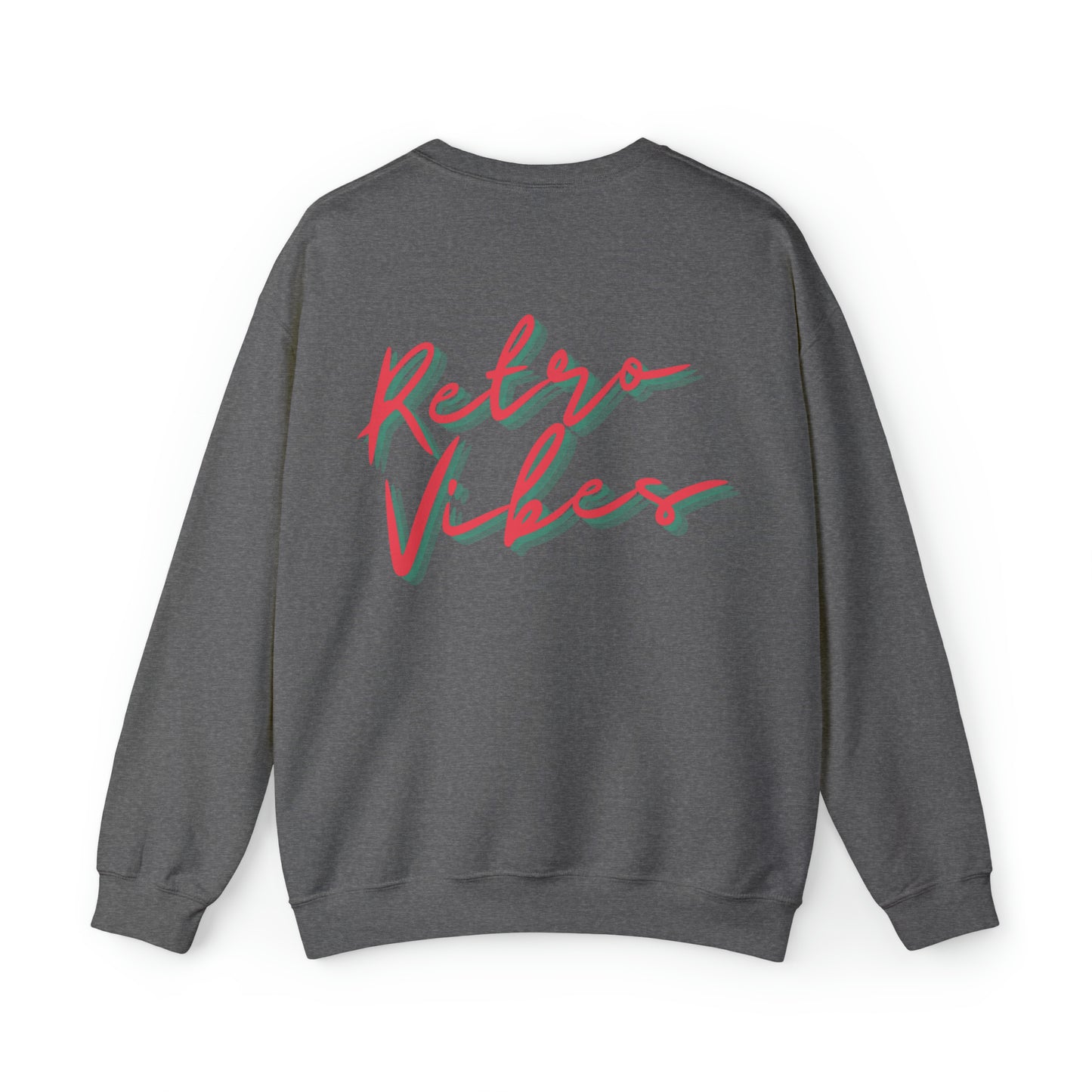 Retro Vibes Alien Unisex Heavy Blend™ Crewneck Sweatshirt Gildan