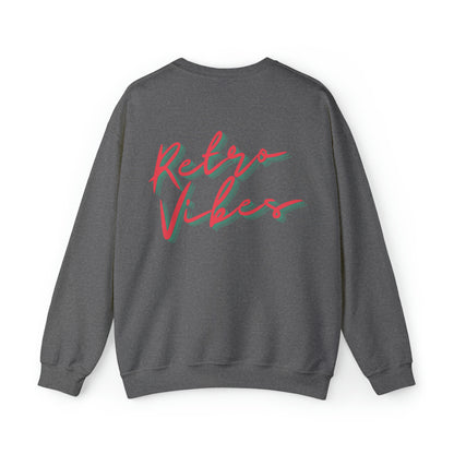 Retro Vibes Alien Unisex Heavy Blend™ Crewneck Sweatshirt Gildan