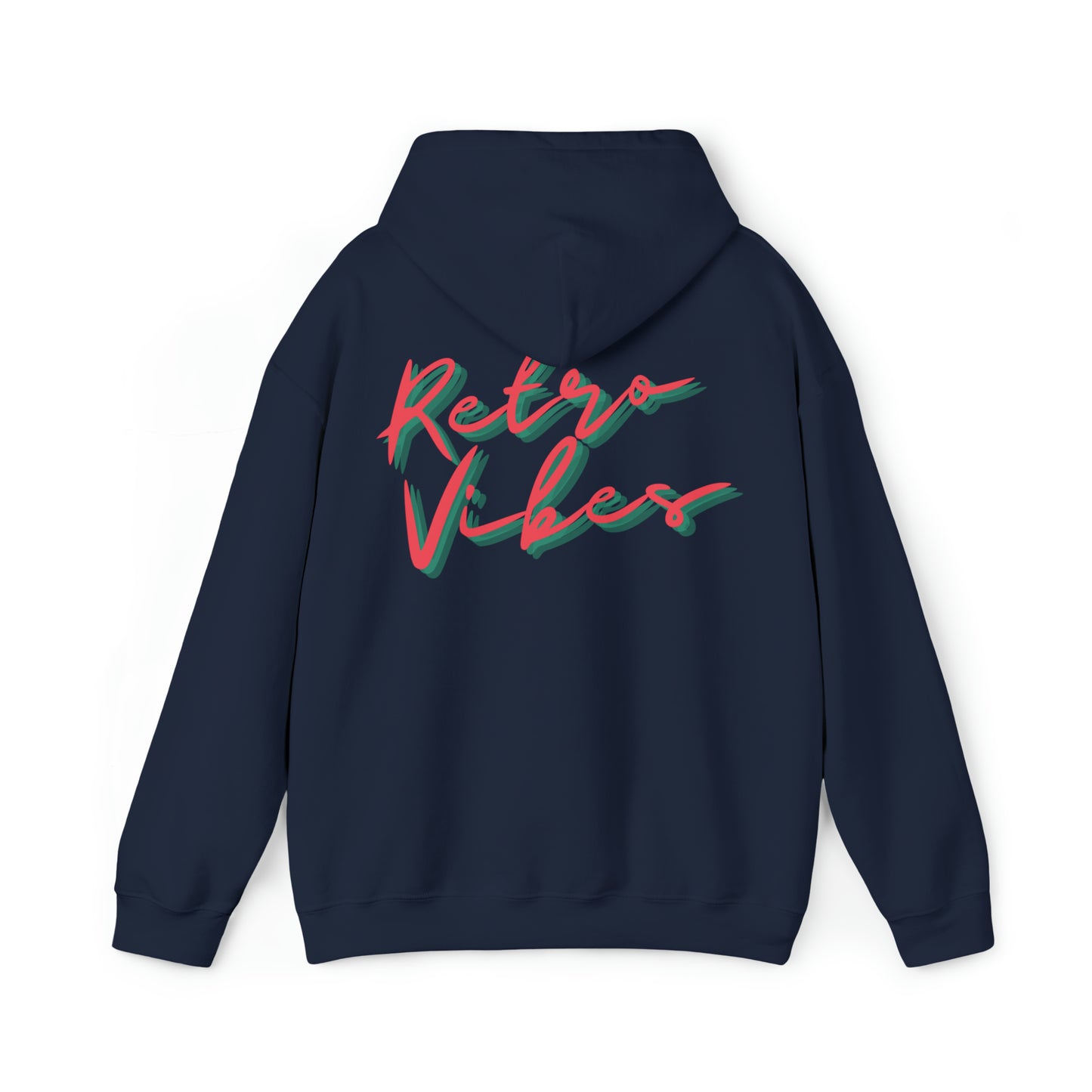 Retro Vibes Alien Unisex Heavy Blend™ Gildan Hooded Sweatshirt