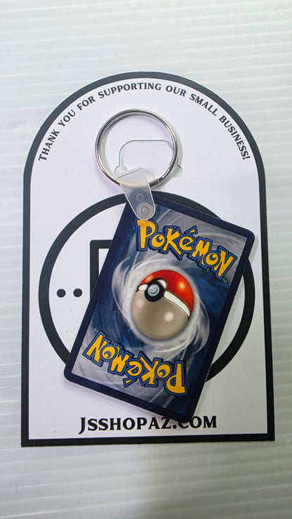 Mini Pokemon Card Keychain